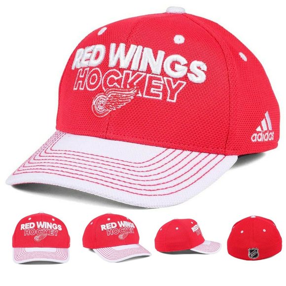 Detroit Red Wings Hockey Adidas NHL Fitted Hat NEW